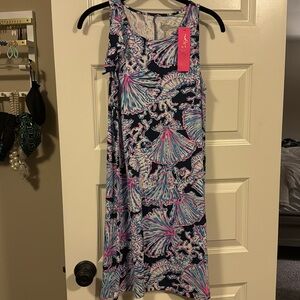NWT Lilly Pulitzer XS Luella Dress in deep sea navy